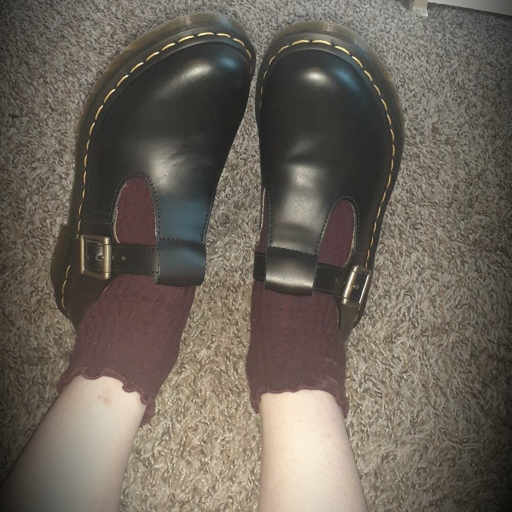 Polley Smooth Leather Mary Janes